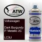 Preview: Volkswagen, Dark Burgundy P. Metallic 2C, LC3U: 400ml Sprühdose, von ATW Autoteile West.